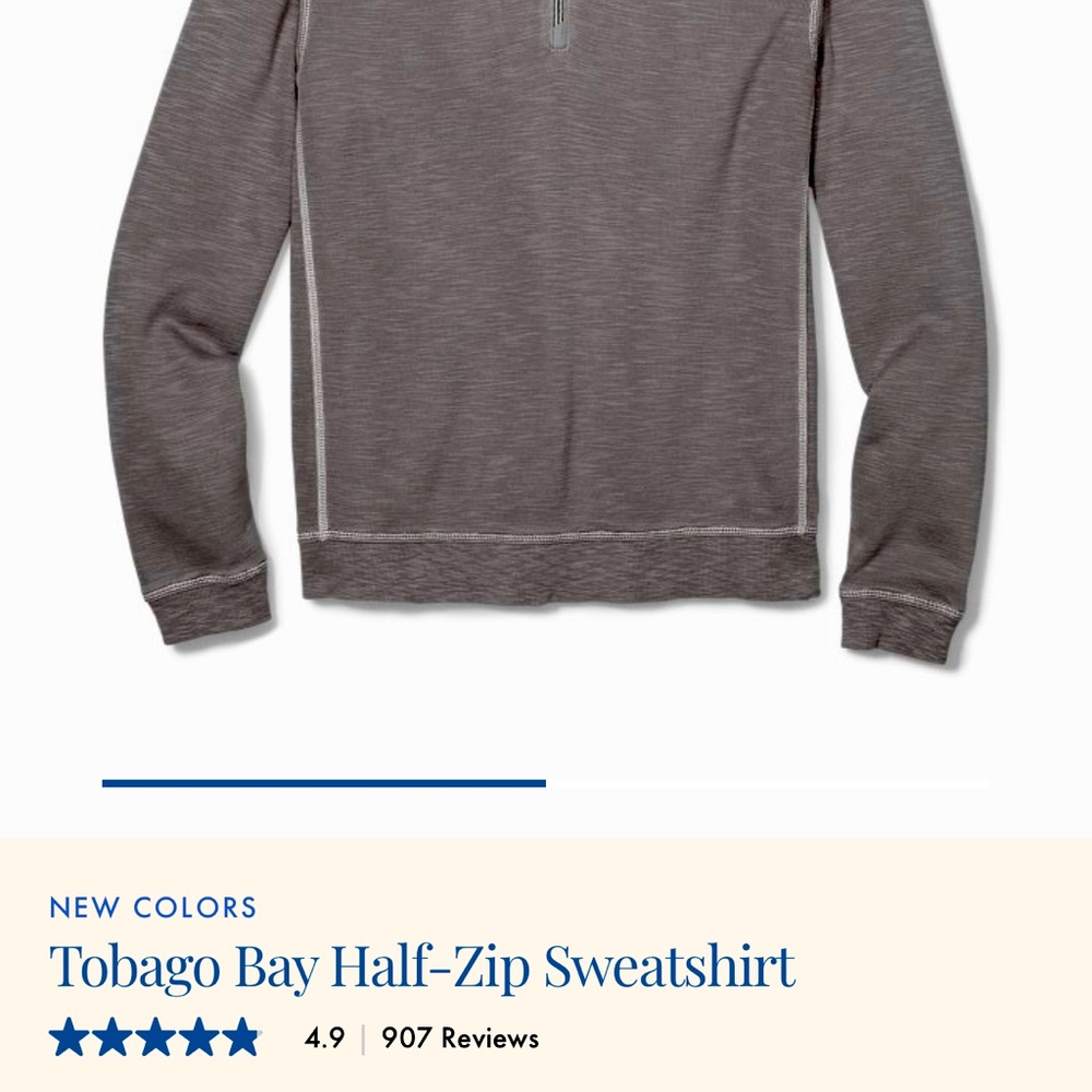 Tommy Bahama 4x half zip!!